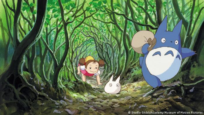 Film still from 'My Neighbor Totoro' by director Hayao Miyazaki