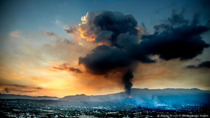Volcán en La Palma