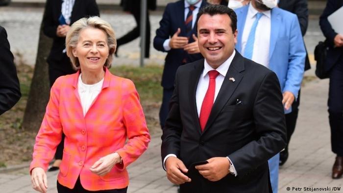 EU I Ursula von der Leyen trifft Zoran Zaev