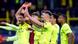 فرحة لاعبي دورتموند بالفوز على لشبونة فرحة لاعبي دورتموند بالفوز على لشبونة