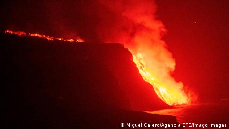 Изригването на вулкана на канарския остров Ла Палма навлезе в