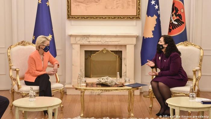 Kosovo EU Ursula von der Leyen Vjosa Osmani