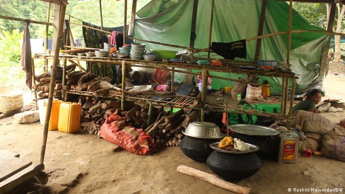 Kamp pengungsi Myanmar di Mizoram, India