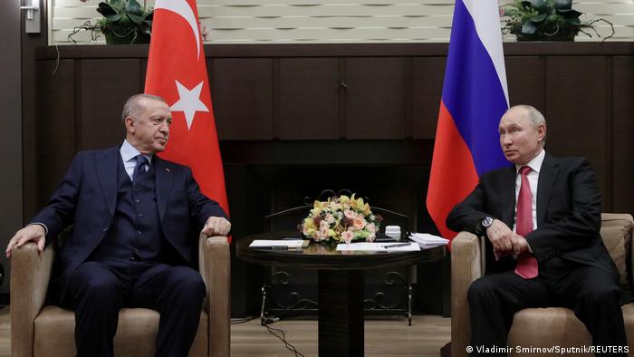 Predsednici Turske Redžep Tajip Erdogan i Rusije Vladimir Putin