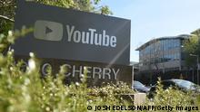 YouTube's headquarters is seen during an active shooter situation in San Bruno, California on April 03, 2018. Gunshots erupted at YouTube's offices in California Tuesday, sparking a panicked escape by employees and a massive police response, before the shooter -- a woman -- apparently committed suicide.Police said three people had been hospitalized with gunshot injuries following the shooting in the city of San Bruno, and that a female suspect was found dead at the scene. We have one subject who is deceased inside the building with a self-inflicted wound, San Bruno Police Chief Ed Barberini told reporters. At this time, we believe it to be the shooter.
/ AFP PHOTO / JOSH EDELSON (Photo credit should read JOSH EDELSON/AFP via Getty Images)