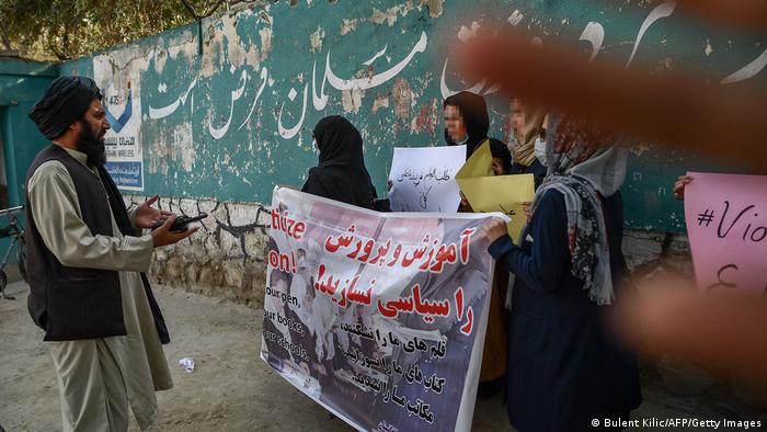 Afghanistan Kabul | Protest von Frauen, Auflösung durch Taliban