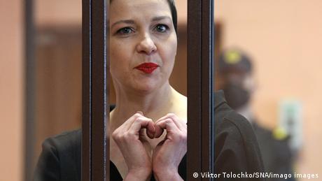 DW exclusive: Belarus dissident Maria Kolesnikova speaks from jail
