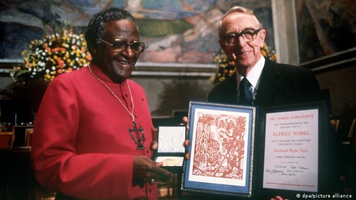 Desmond Tutu and Egil Aarvik 