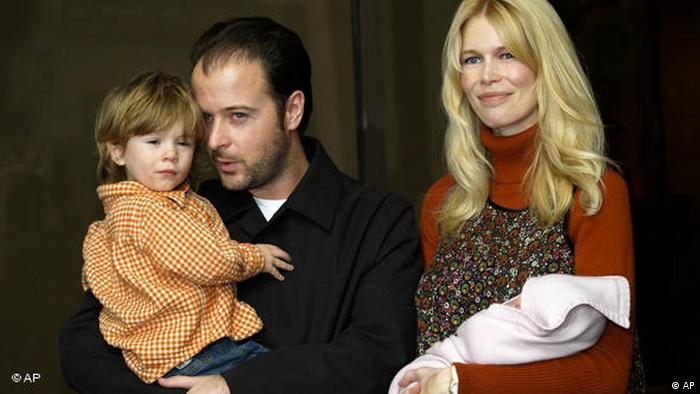 Claudia Schiffer and family (AP)