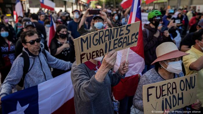 Chile Vive Marchas Contra La Xenofobia Y Contra La Migración Chile En Dw Dw 02102021 8278