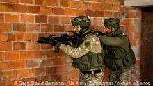 STYLELOCATIONUkrainian soldiers conduct urban operations, during exercise Rapid Trident 2021 September 22, 2021 in Lviv, Ukraine. Soldiers from 15 nations participate in the combined exercise for urban warfare. (Credit Image: Â© Ssgt. David Carnahan/Us Army/Planet Pix via ZUMA Press Wire