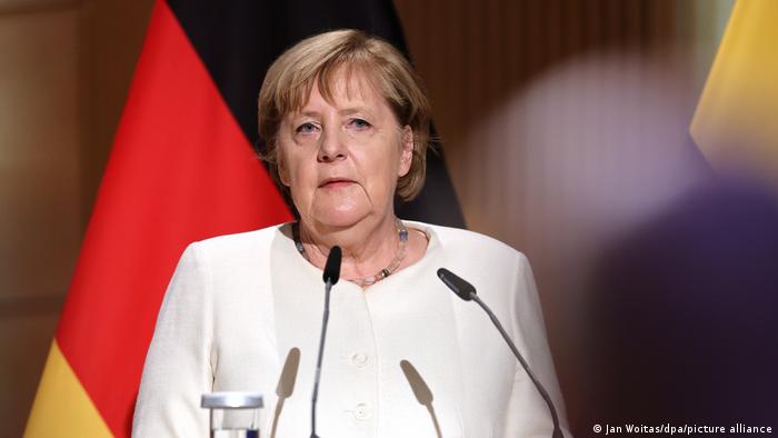 Deutschland Tag der Deutschen Einheit Halle Angela Merkel