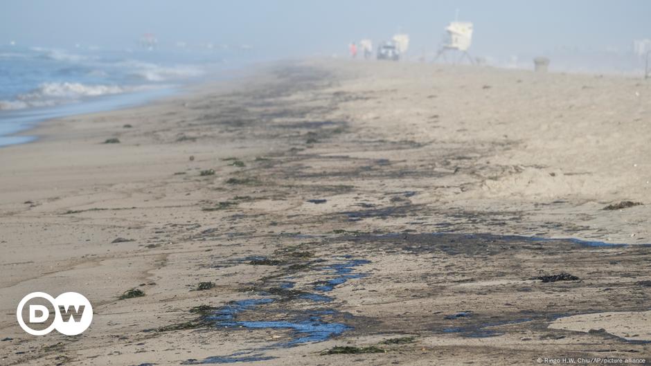 Oil spill hits California beaches after pipeline breach | DW | 03.10.2021