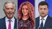 Tony Blair |Shakira | Wolodymyr Selenskyj