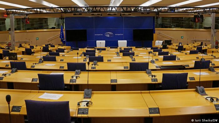 Hall named after Anna Politkovskaya in the European Parliament in Brussels