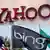 Das Yahoo-Logo, darunter eine Flagge mit Bing (Foto: AP)