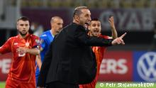 Blagoja Milevski- Nationaltrainer der Fußballnationalmannschaft von Nordmazedonien Skopje, 04.10.2021 Petr Stojanovski 