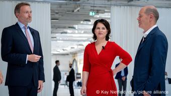 Deutschland | Live-Talk zur Energie- und Klimapolitik in Berlin | Christian Lindner, Annalena Baerbock und Olaf Scholz