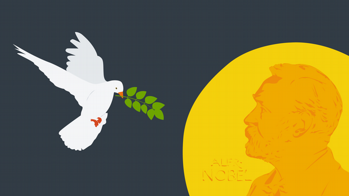 Infografik Illustration Nobelpreis-Frieden