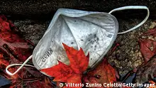 Autumn Leaves During Covid-19 Pandemic
MILAN, ITALY - DECEMBER 09: A protective mask is left on the sidewalk surrounded by autumn leaves on December 09, 2020 in Milan, Italy. (Photo by Vittorio Zunino Celotto/Getty Images)
