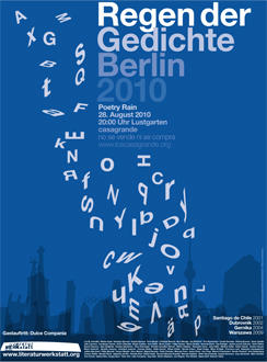 Lluvia de poemas sobre Berlín.