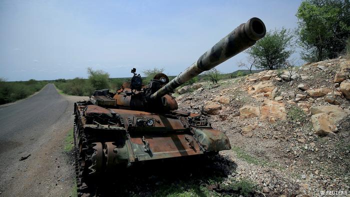 Äthiopien Tigray Konflikt alter Panzer