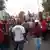 Protesteriende in Huambo