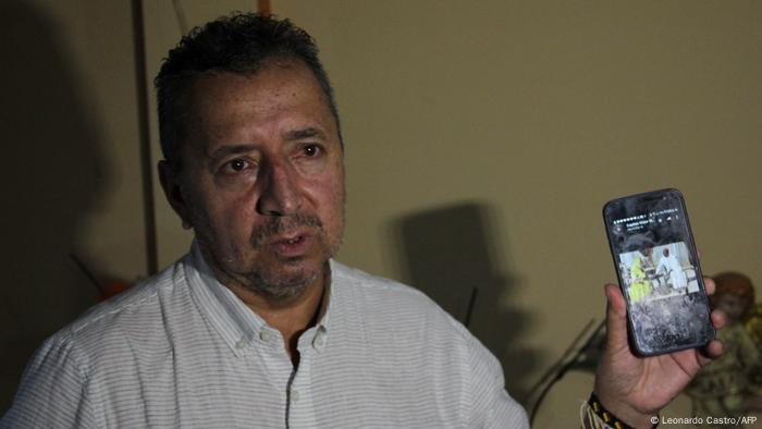 Edgar Narváez, Bruder der entführten kolumbianischen Nonne Gloria Cecilia Narváez