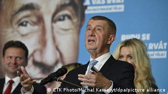 Премьер-министр Чехии Андрей Бабиш во время выборов в октябре 2021 года