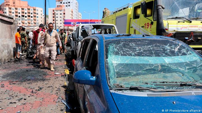 Jemen Explosion in Aden