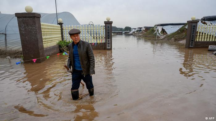 China Shanxi Provinz Überschwemmungen