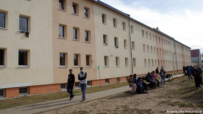 Лагерь для беженцев в Айзенхюттенштадте 
