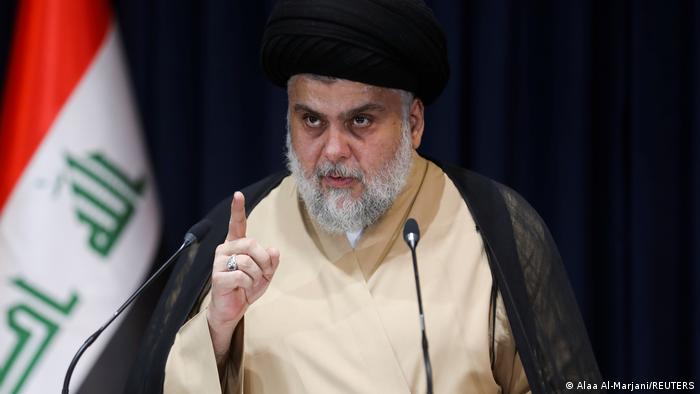 Irak Wahlen Der irakische schiitische Geistliche Muqtada al-Sadr
