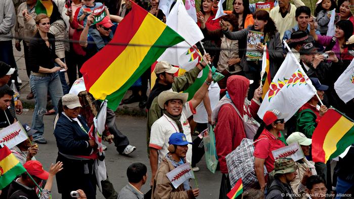 Marcha indígena llega a La Paz en 2011