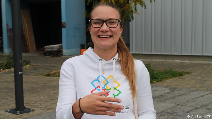 Kroatien Marta Boljesic, Studentin der Medizinischen Fakultät in Osijek, Kroatien
