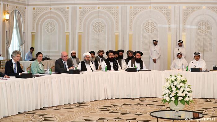 Afghanistan Taliban-Vertreter führen in Doha Gespräche mit US-amerikanischen und europäischen Delegierten