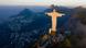 Estátua do Cristo Redentor vista do alto Estátua do Cristo Redentor vista do alto