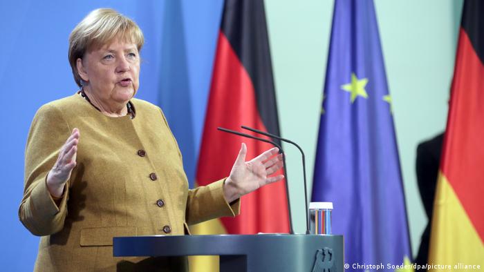 Deutschland Berlin | Virtueller G20-Sondergipfel | Angela Merkel 