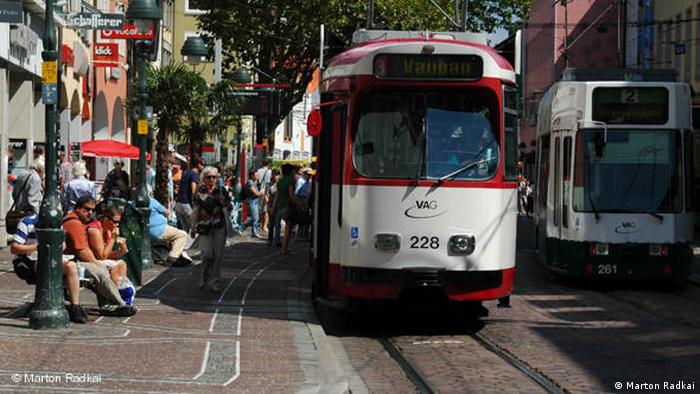 Straßenbahn Stadt Freiburg Flash-Galerie