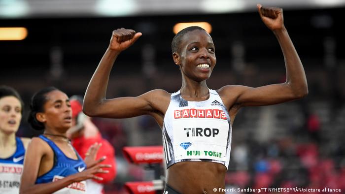 Agnes Tirop posee el récord mundial de 10.000 metros.