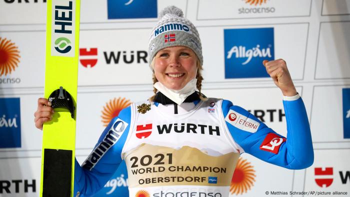 Norwegian ski jumper Maren Lundby