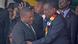 Simbabwe Präsident Emmerson Mnangagawa (R) und Mosambik Präsident Filipe Nyusi Simbabwe Präsident Emmerson Mnangagawa (R) und Mosambik Präsident Filipe Nyusi