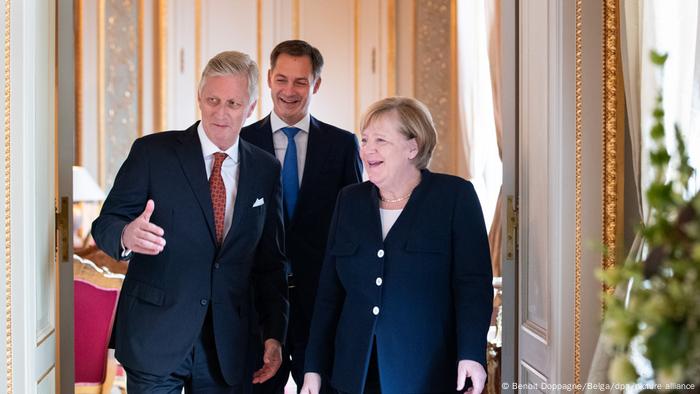 Belgien Brüssel Merkel erhält höchsten Orden des Königshauses Belgien Brüssel Merkel erhält höchsten Orden des Königshauses