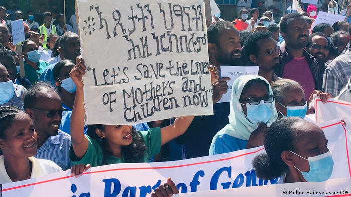 Äthiopien Tigray l Ärzte Protestieren gegen den blockierten Zugang zu Medikamenten