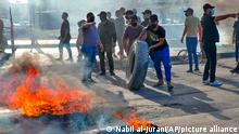 مناصرو الحشد الشعبي في العراق يتظاهرون ضد نتائج الانتخابات التشريعية