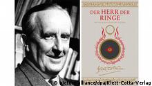 Cover des Buches «Herr der Ringe» von J.R.R. Tolkien. Das millionenfach verkaufte Werk kommt nun erstmals mit Zeichnungen des Autoren heraus. Das Buch erscheint im Stuttgarter Verlag Klett-Cotta. (zu dpa «Herr der Ringe» erscheint erstmals mit 30 Tolkien-Illustrationen +++ dpa-Bildfunk +++