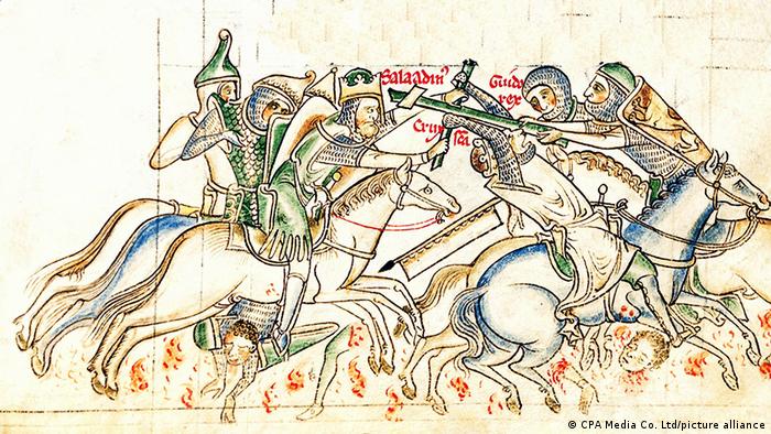 La batalla de Hattin tuvo lugar los días 3 y 4 de julio de 1187 entre el Reino Cruzado de Jerusalén y las fuerzas del sultán kurdo ayubí Salah ad-Din, conocido en Occidente como Saladino.