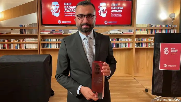 Frankfurt | Alican Uludağ Journalist | Auszeichnung Raif Badawi Award