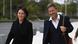 Annalena Baerbock and Robert Habeck looking happy Annalena Baerbock and Robert Habeck looking happy