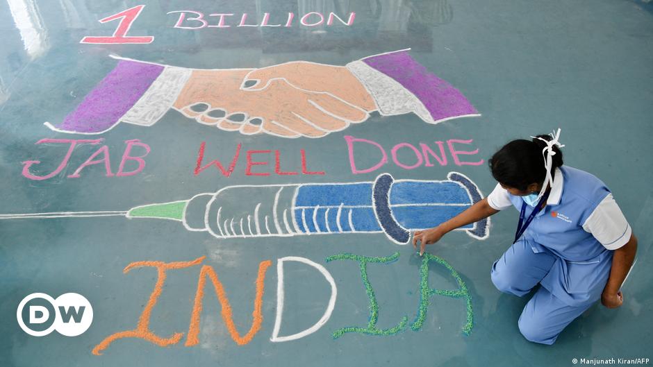 Indien feiert eine Milliarde COVID-Impfungen